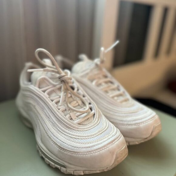 Triple White Nike Air Max 97 Women's Size 7 - Picture 3 of 12